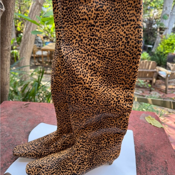 STAUD Leopard Print Wally Boots - Picture 3 of 11